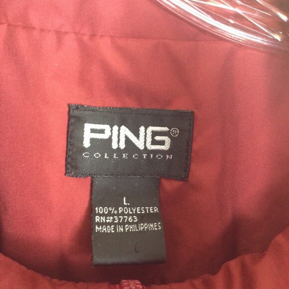 Vintage Ping Collection Full Zip Golf Rain Windbreaker Jacket L - Picture 4 of 8